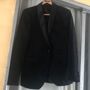 Mens velvet dress jacket / Suede ish